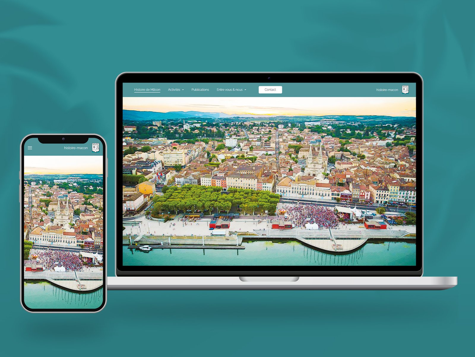 Projets digitaux réalisés par l'agence La Plume communication Mâcon